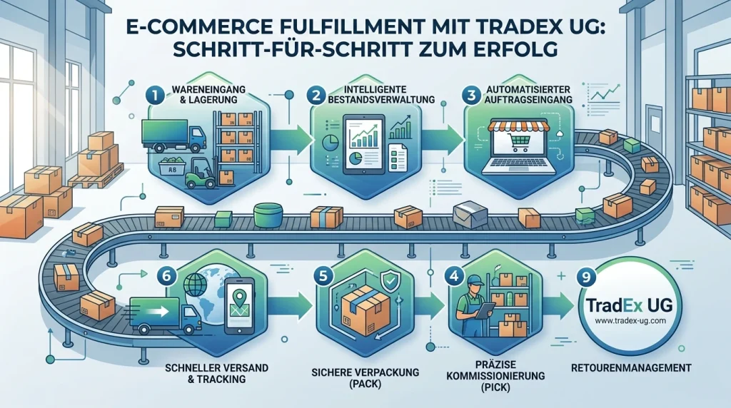 TradEx UG E-Commerce Fulfillment, Logistik, Lagerung & internationaler Handel aus einer Hand