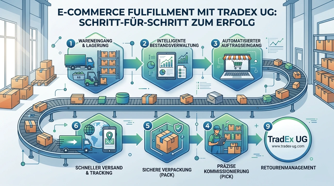 TradEx UG E-Commerce Fulfillment, Logistik, Lagerung & internationaler Handel aus einer Hand